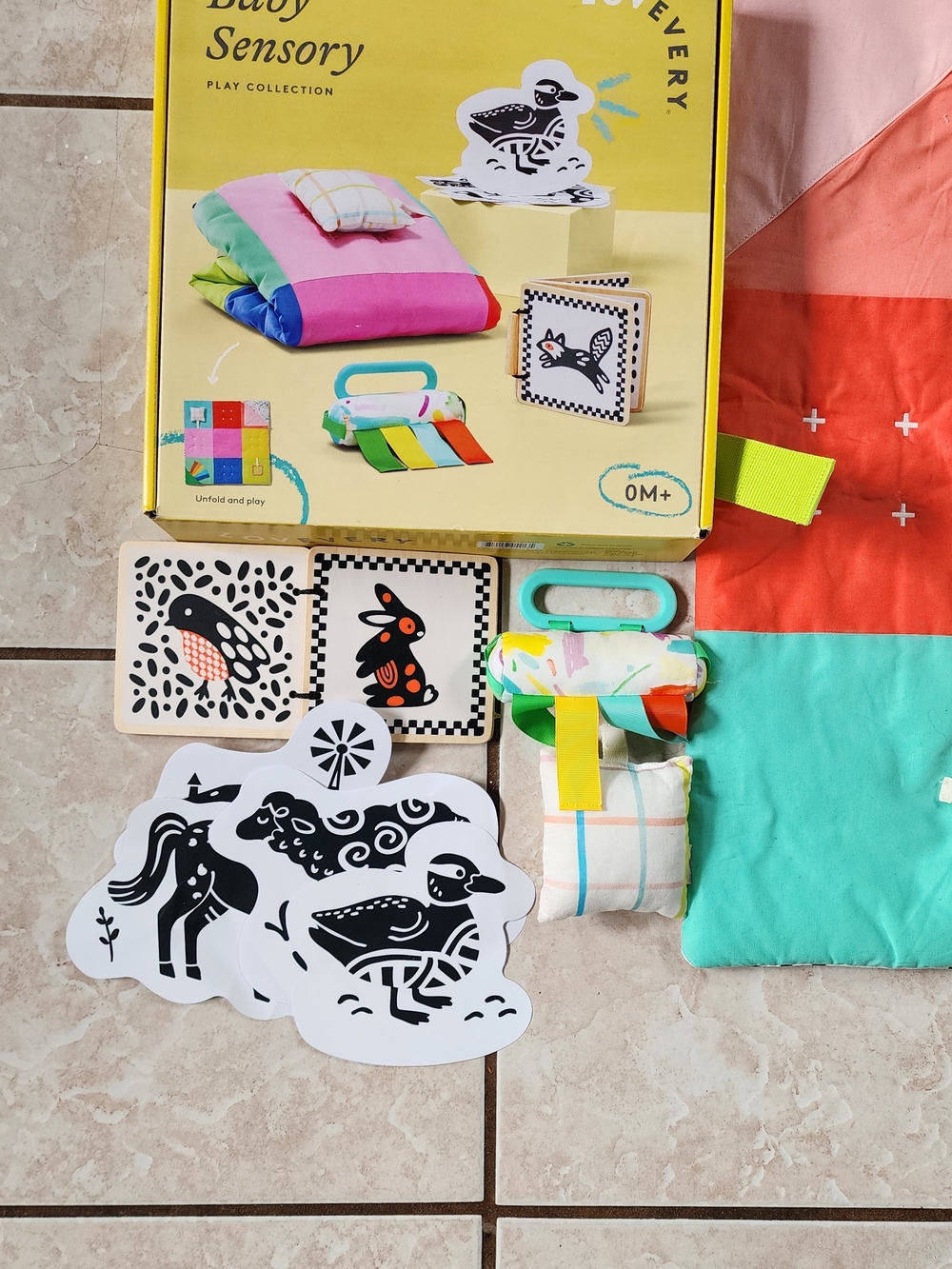 Lovevery Baby Sensory Mat Multi-Color - Picture 2 of 6